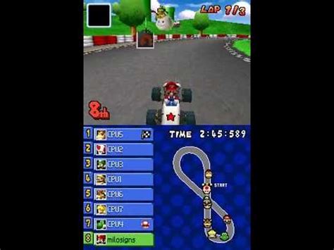 Mario Kart DS: 2 fun cheats - YouTube