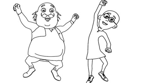 Motu Patlu Drawing Easy For Kids How To Draw Motu Patlu Cartoon Drawing ...