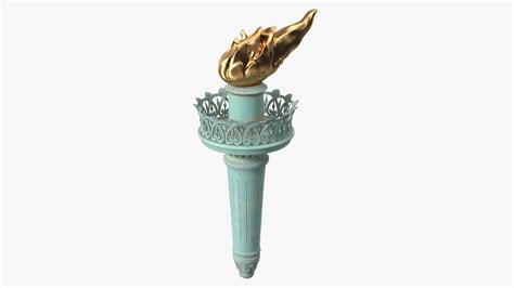 Statue of Liberty Torch 3D Model $49 - .max .3ds .blend .c4d .fbx .ma ...