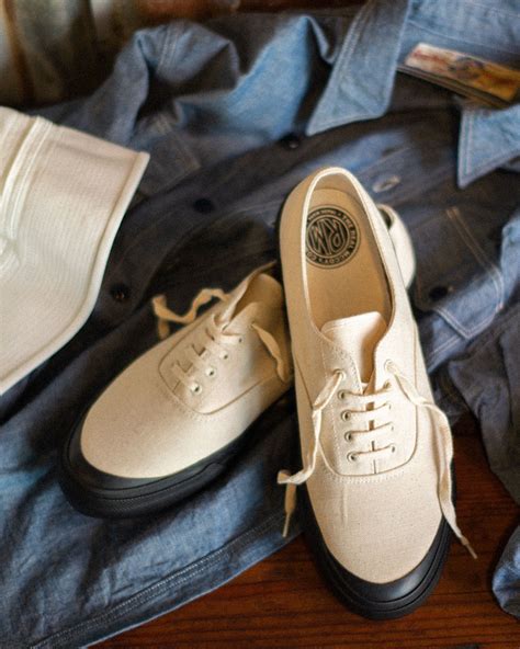 USN COTTON CANVAS DECK SHOES – The Real McCoy's