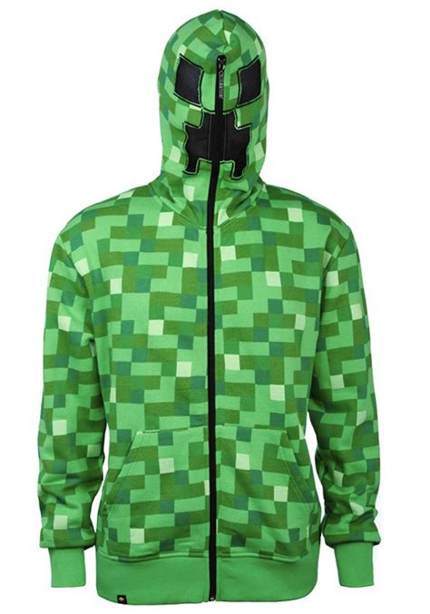 Kids Minecraft Creeper Hoodie