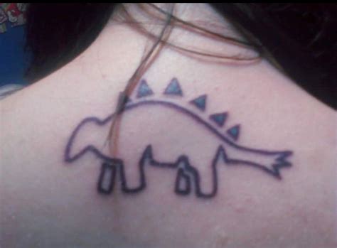 Stegosaurus outline tattoo | Tattoos, Cute tattoos, Triangle tattoo