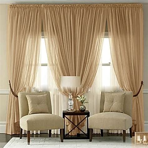 Coffee Curtain Noble Window Tulle Curtains Voile Sheer Curtains for ...