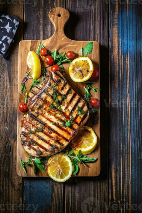 grilled tuna steak, Generative AI 30732407 Stock Photo at Vecteezy