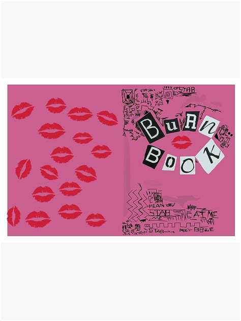 Pin on Mean girls burn book