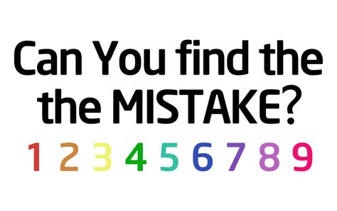 Can You Find The Mistake - Openclipart