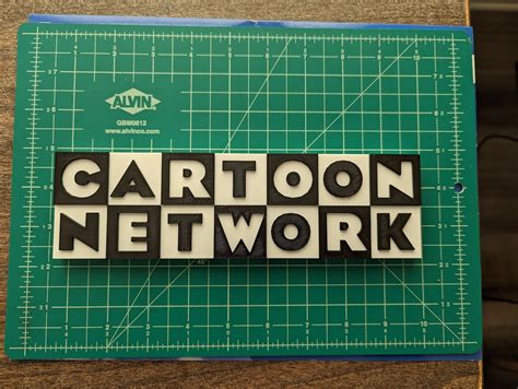 Cartoon Network 1992 3D Printed Art Logo Shelf Stand Wall - Etsy