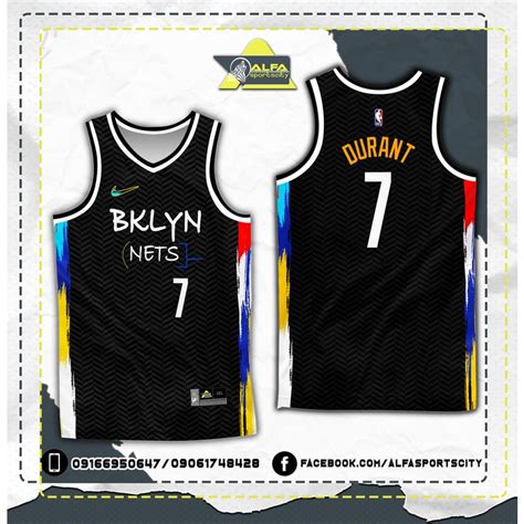 NBA DESIGN - FULL SUBLIMATION JERSEY - BROOKLYN (BLACK) | Shopee ...