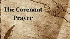 Covenant Prayer — Lake Sunapee United Methodist Church