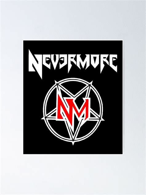 "nevermore band logo" Poster for Sale by ocromley4y | Redbubble