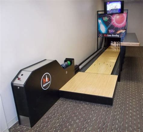 Mini Bowling Alley in Home Basement