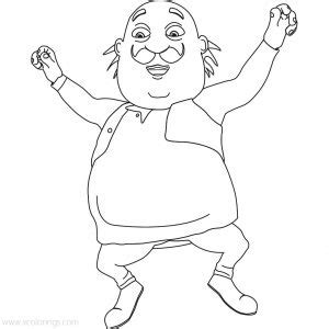 Motu Patlu Coloring Pages Hand Drawing - XColorings.com