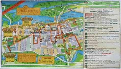 Old Town Trolley Map - Picture of Old Town Trolley Tours of St ...