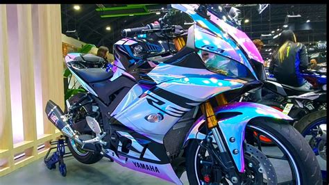 New 2020 Yamaha YZF-R3 | Custom color | Walk around | #MotoExpo2020 ...