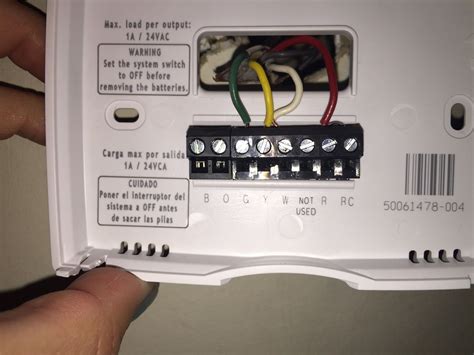 Ac Thermostat Wire Color Code