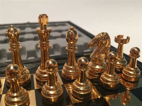 Metal designer chess set - Catawiki