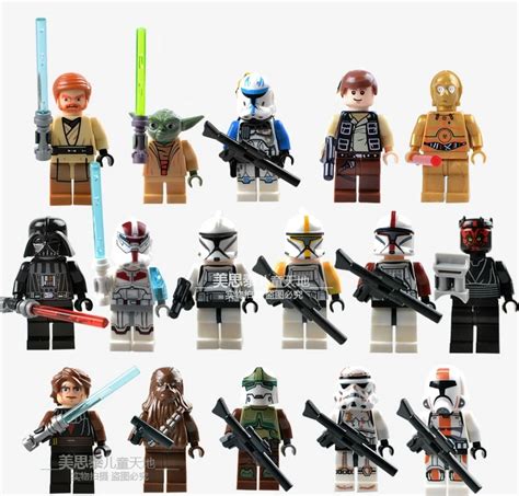 16pcs/Set STAR WARS Collection Sith Jedi Knight Building Bricks Blocks ...