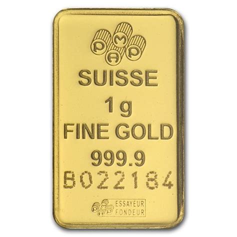 1 G Collectors Gold Bar .9999 pure with Assay (bar our choice ...