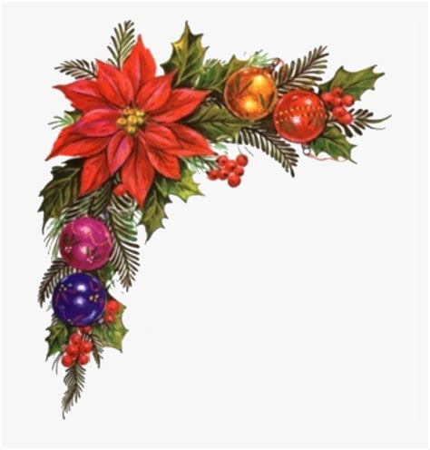 Christmas Garland Border Images / Christmas borders set with xmas ...