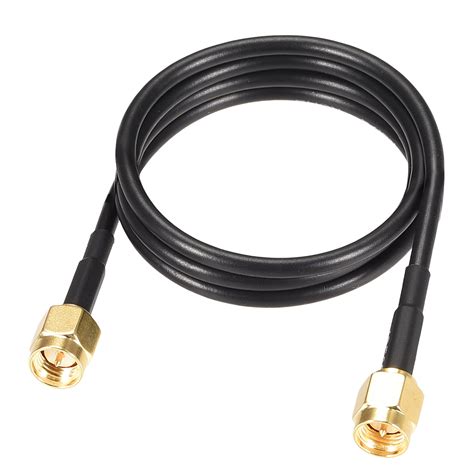 RG174 SMA Male to SMA Male RF Coaxial Adapter Connector Copper Cable ...