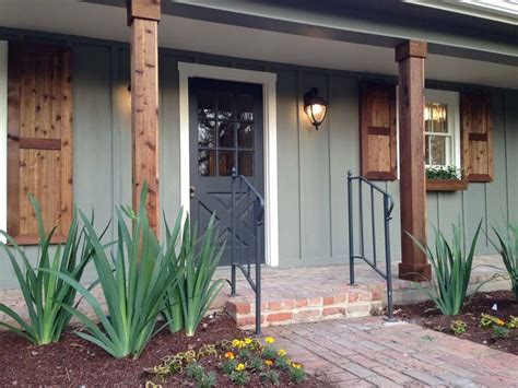 Faux Wood Columns for a Rustic Touch