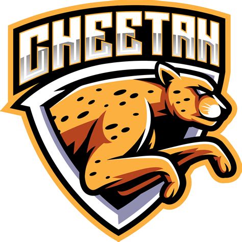 cheetah esport mascot logo design By Visink | TheHungryJPEG