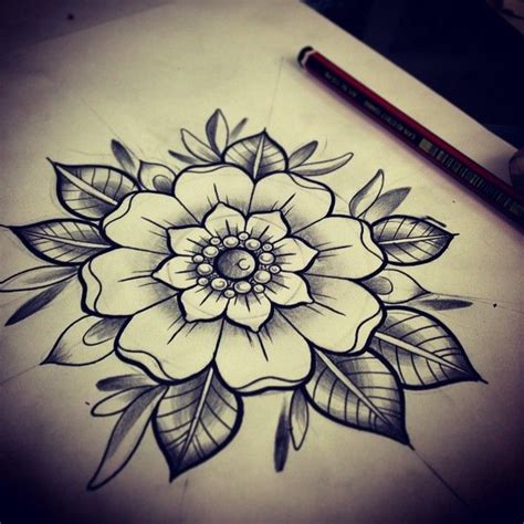 Makkala Rose on Instagram: “Simple wee flower sketch for a client ...