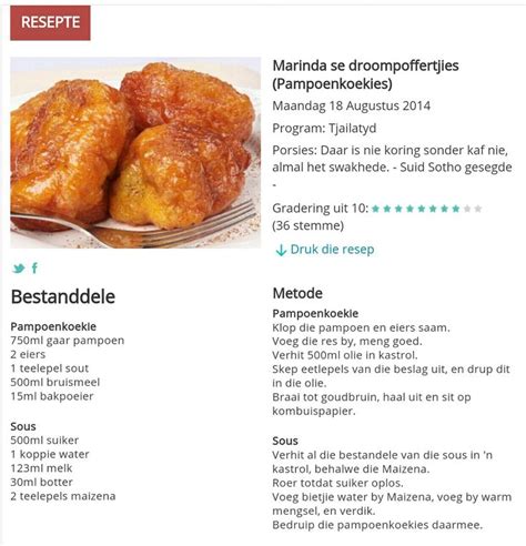 Pin by Madelein Dreyer on RSG resepte | African food, Recipes, South ...