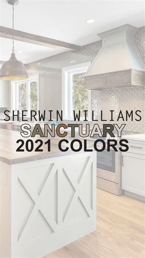 Sherwin Williams 2021 Sanctuary Palette