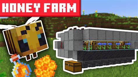 Minecraft Honey Farm 1.21 - BEST DESIGN - YouTube