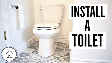 DIY install or replace a toilet - EASILY - YouTube