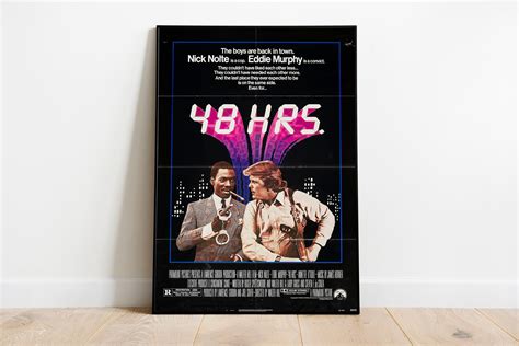 48 Hours - Movie Poster Art Print in 2022 | Posters art prints, Pop art ...