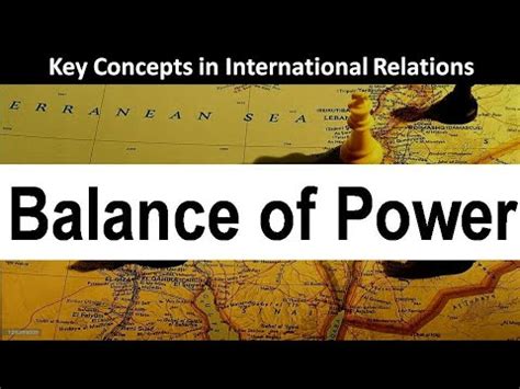 Balance of Power Theory : International Relations Key Concepts ( in ...