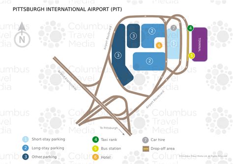 Pittsburgh Airport Map Layout