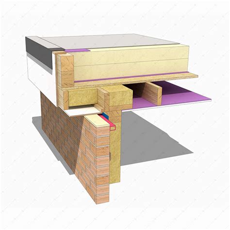 Timber Frame Flat Roof Detail