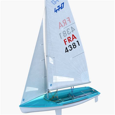 SAILBOAT 470 Free 3D Model - .blend .obj - Free3D