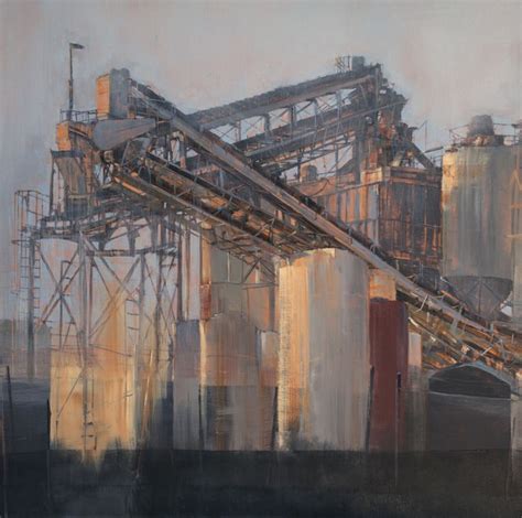 Industrial - April Raber | Peinture urbaine, Paysage industriel ...