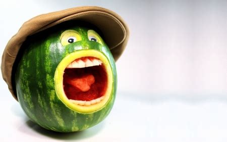 Funny watermelon - Fruit Wallpapers and Images - Desktop Nexus Groups