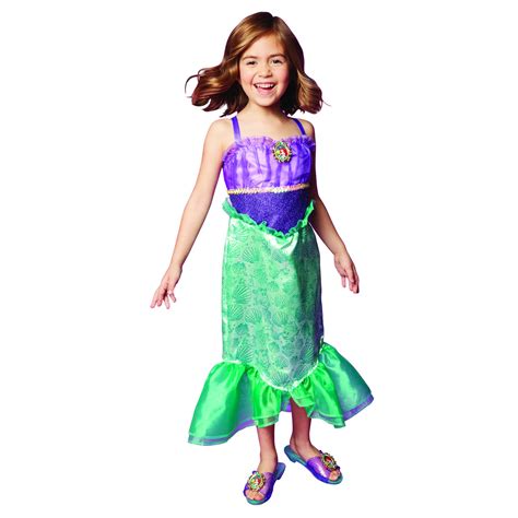 Disney Princess Ariel Tiara To Toe Dress Up Set, Girls' Costume ...