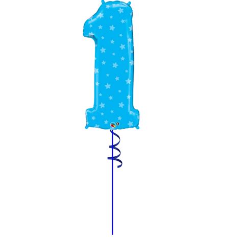 1st Birthday Balloon in Blue | Cardiff Balloons | Helium Balloons