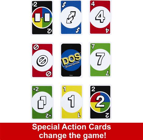 Snapklik.com : Mattel Games DOS Card Game Second Edition, Family Travel ...