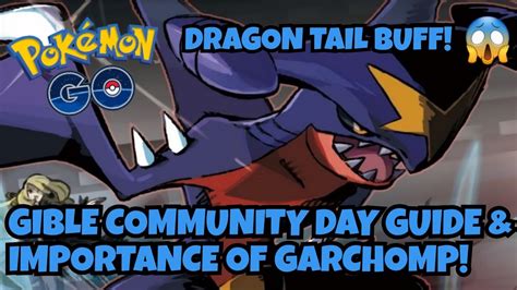 Garchomp Community Day Guide IMPORTANCE! PvP & Raid Analysis Pokemon GO ...