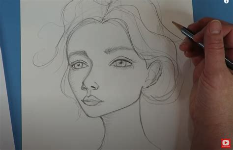 EASY Pencil Shading Techniques on a Whimsical 3/4 Face!! - KAREN ...