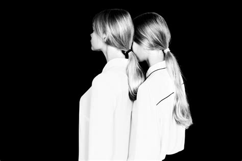 Twin models, Fashion photography, Editorial fashion