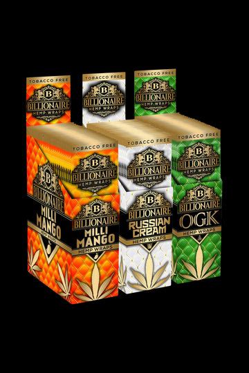 Billionaire Hemp Wraps - 25 Pack | Rolling Papers