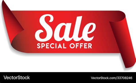 Sale special offer label logo template design Vector Image