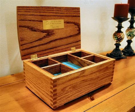 12 Free DIY Jewelry Box Plans | Woodworking jewellery box, Diy wooden ...