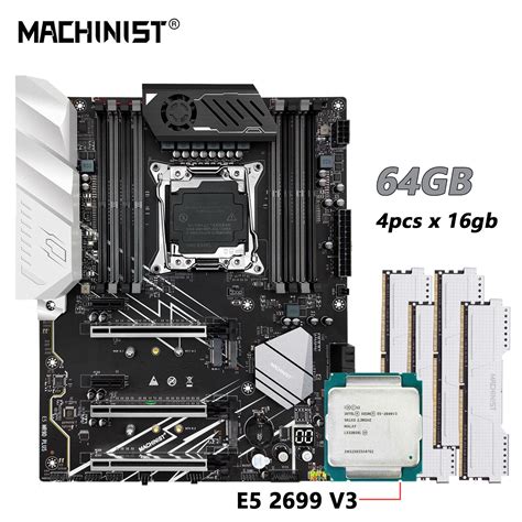 MACHINIST placa base MR9D PLUS X99 con LGA 2011 3 Xeon E5 2699 V3, Kit ...