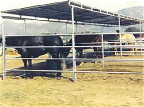 Horse Panel Shelters Protect Horses in All Seasons