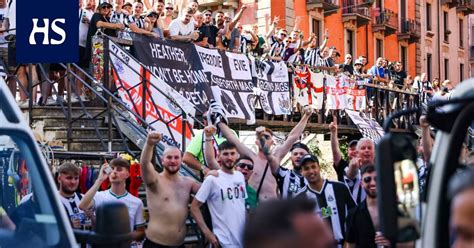 Football | Newcastle fans had a blast in Milan: sliding down the street ...